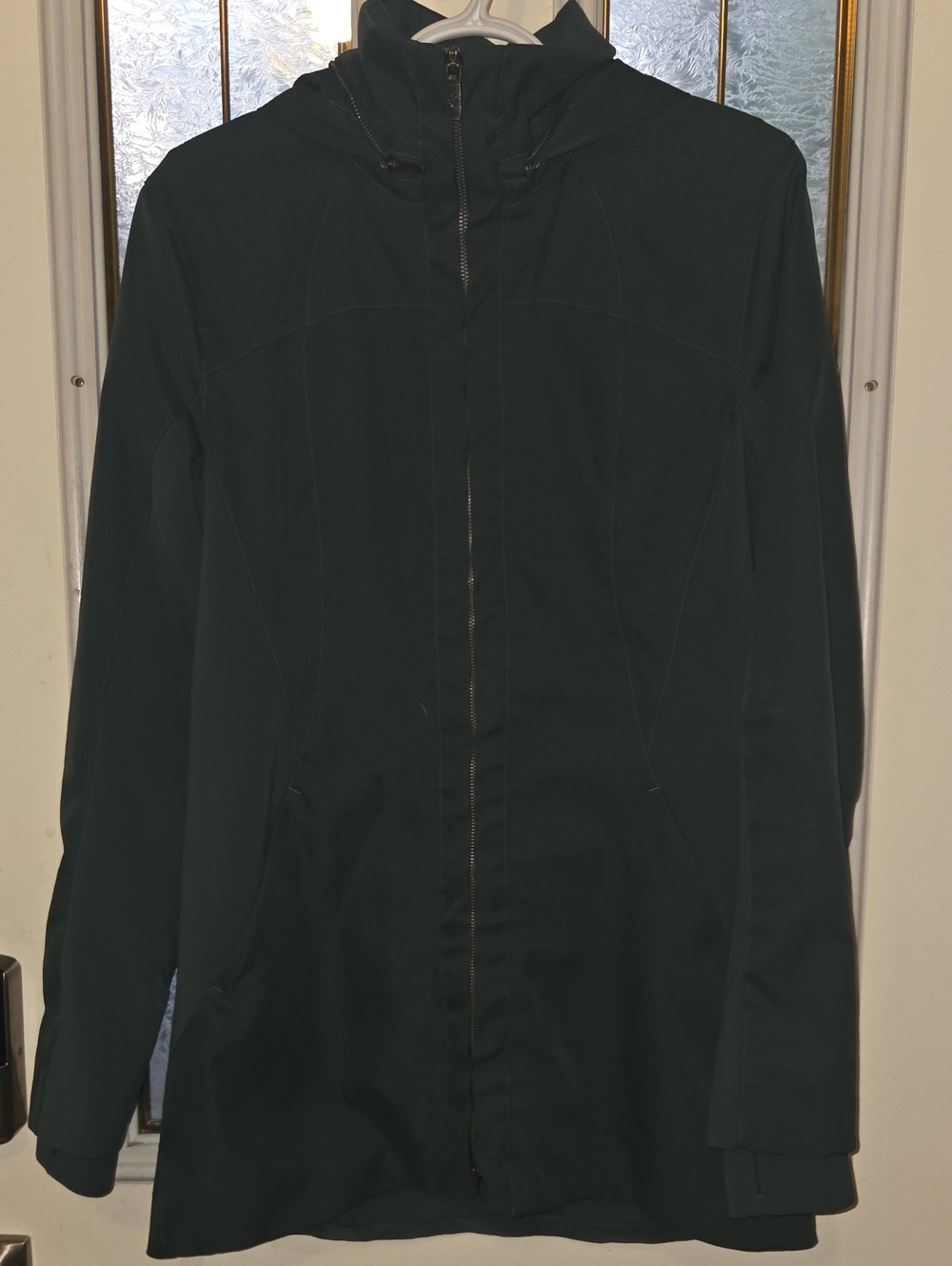 lululemon athletica Dark Green Hooded Raincoat